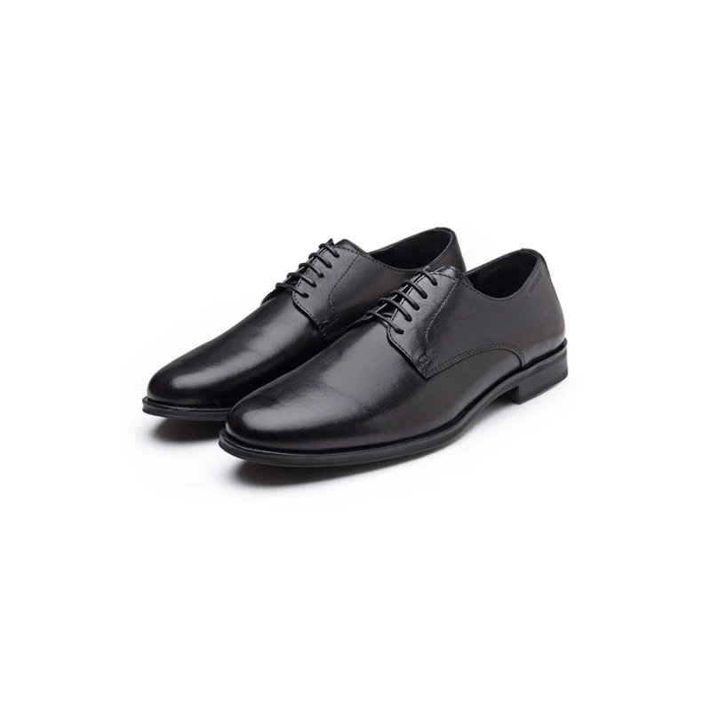 Men's Black Derby Shoes - Image 5