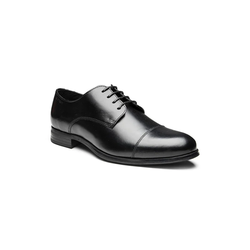 Men's Black Derby Shoes - Image 2