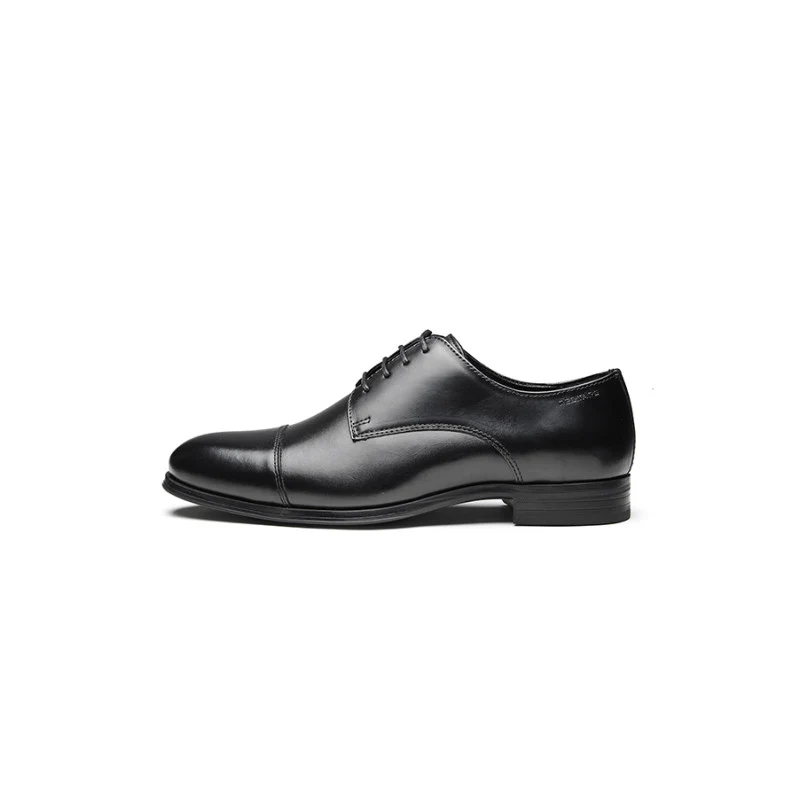 Men's Black Derby Shoes - Image 4