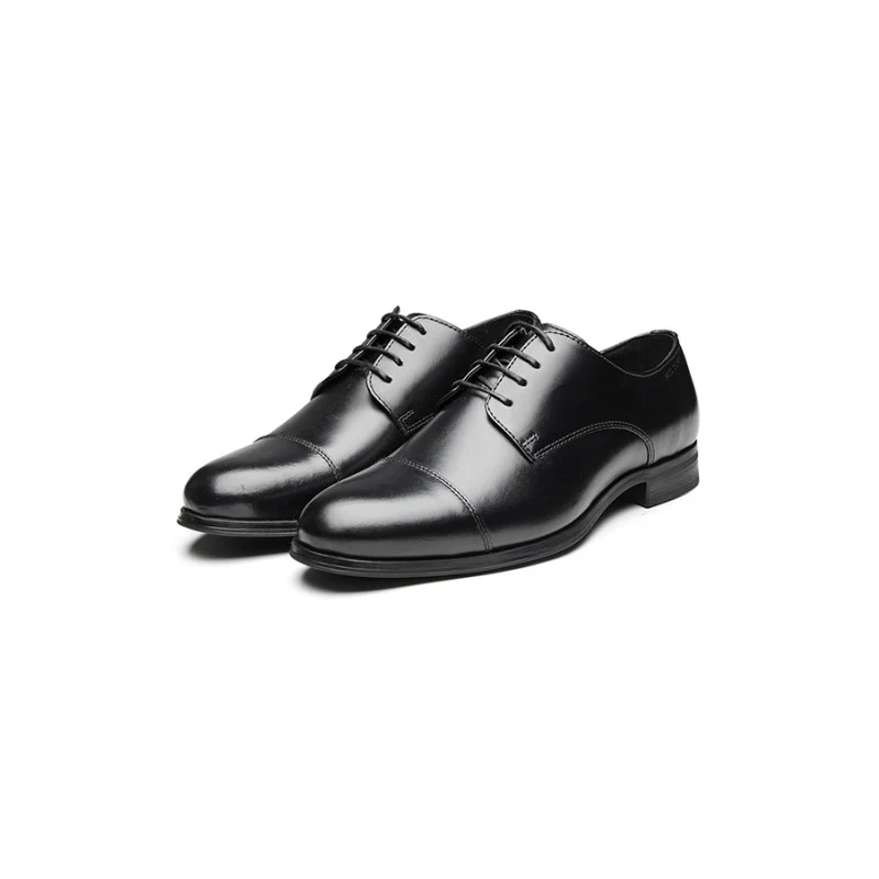 Men's Black Derby Shoes - Image 5