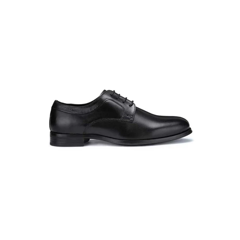 Men's Black Derby Shoes - Image 3