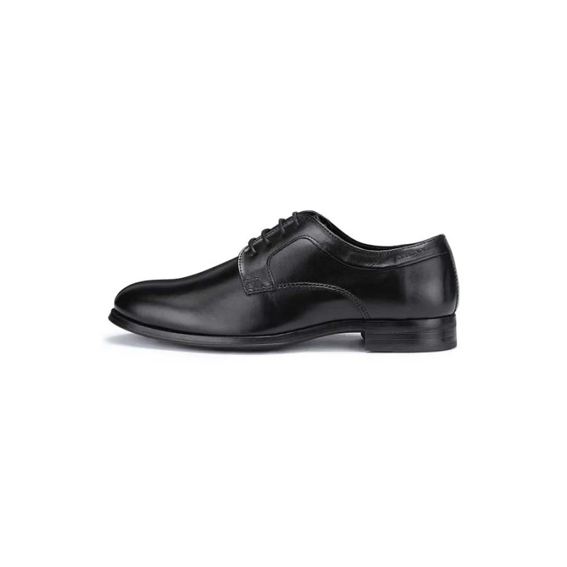 Men's Black Derby Shoes - Image 4