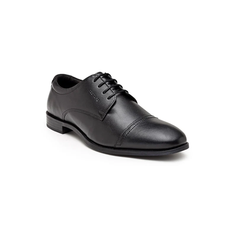 Men Black Derby Shoes - Image 2