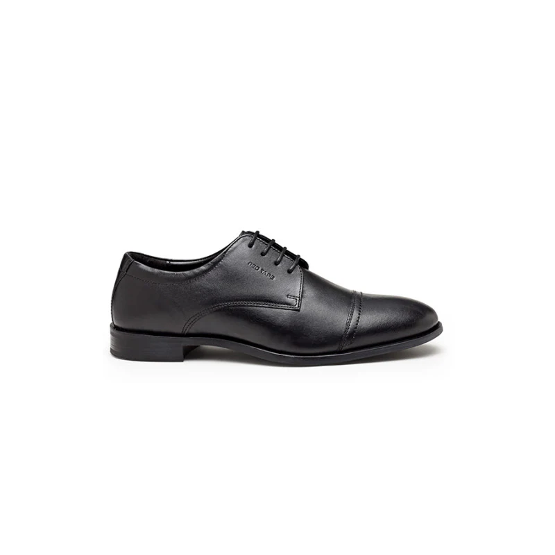 Men Black Derby Shoes - Image 3
