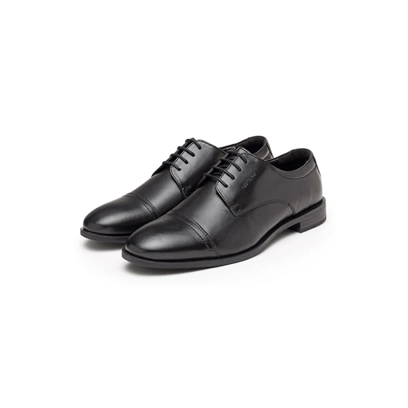 Men Black Derby Shoes - Image 5