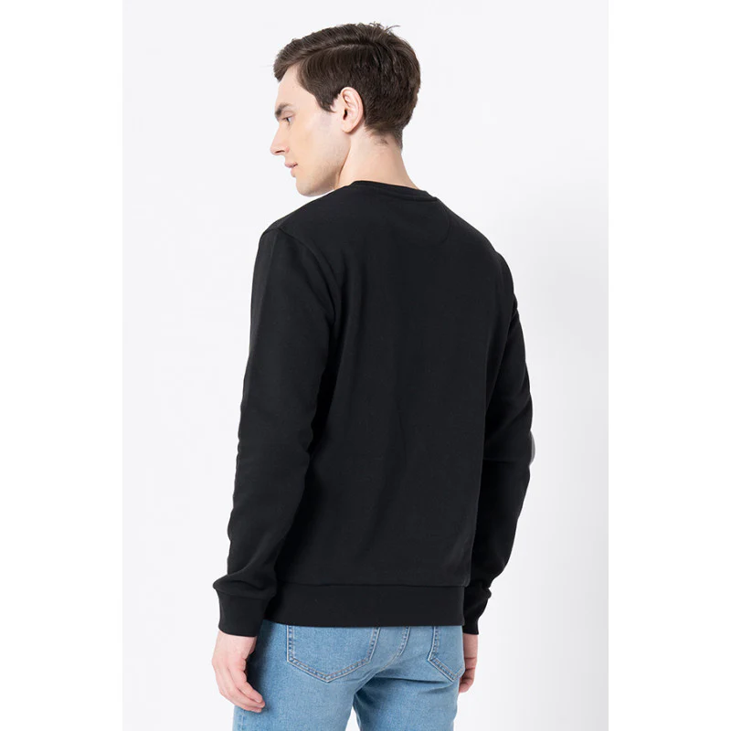Men's Black Graphic Print Sweatshirt - Image 3