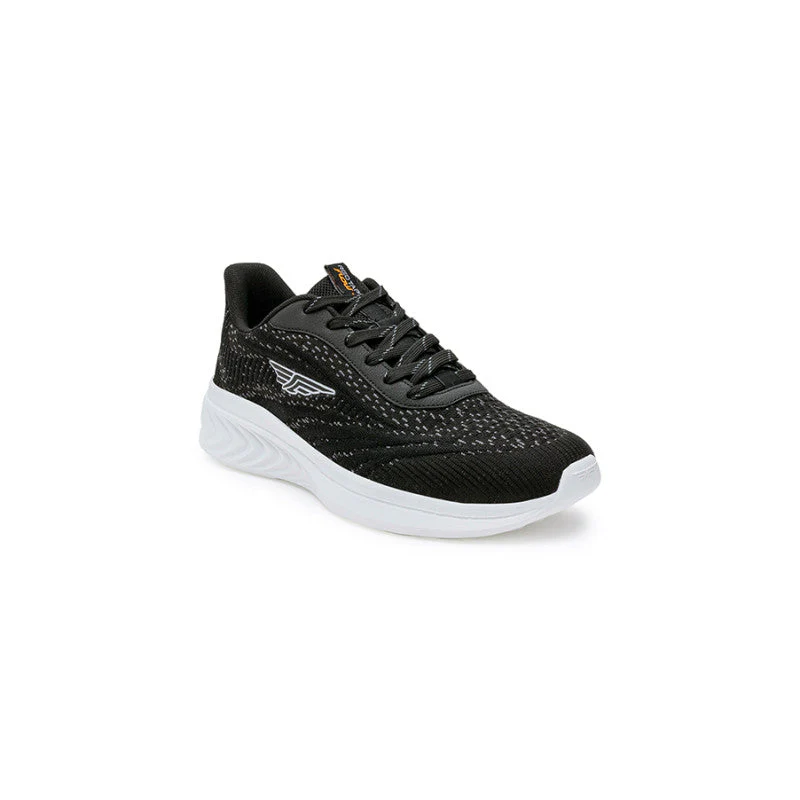 Men's Black & Gray Walking Shoes - Image 2