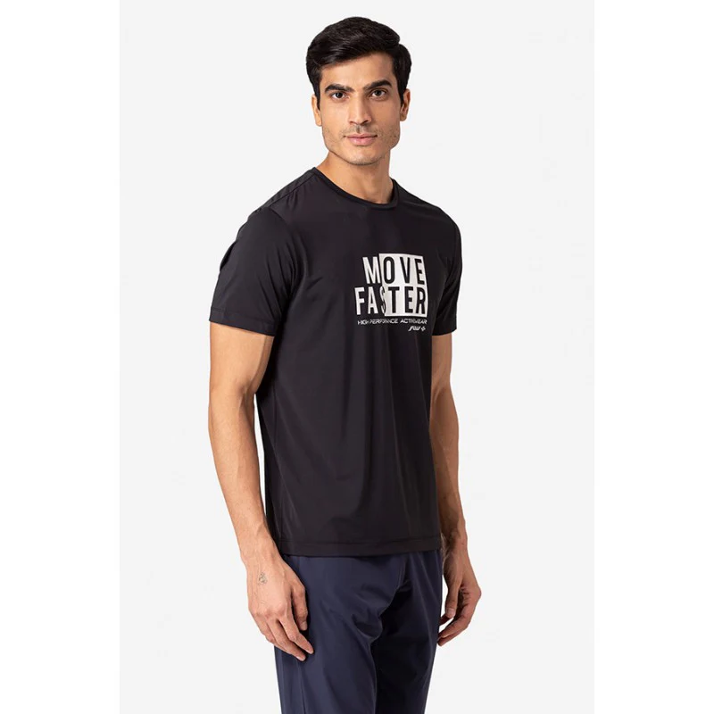 Men's Black Active T-Shirt - Image 3
