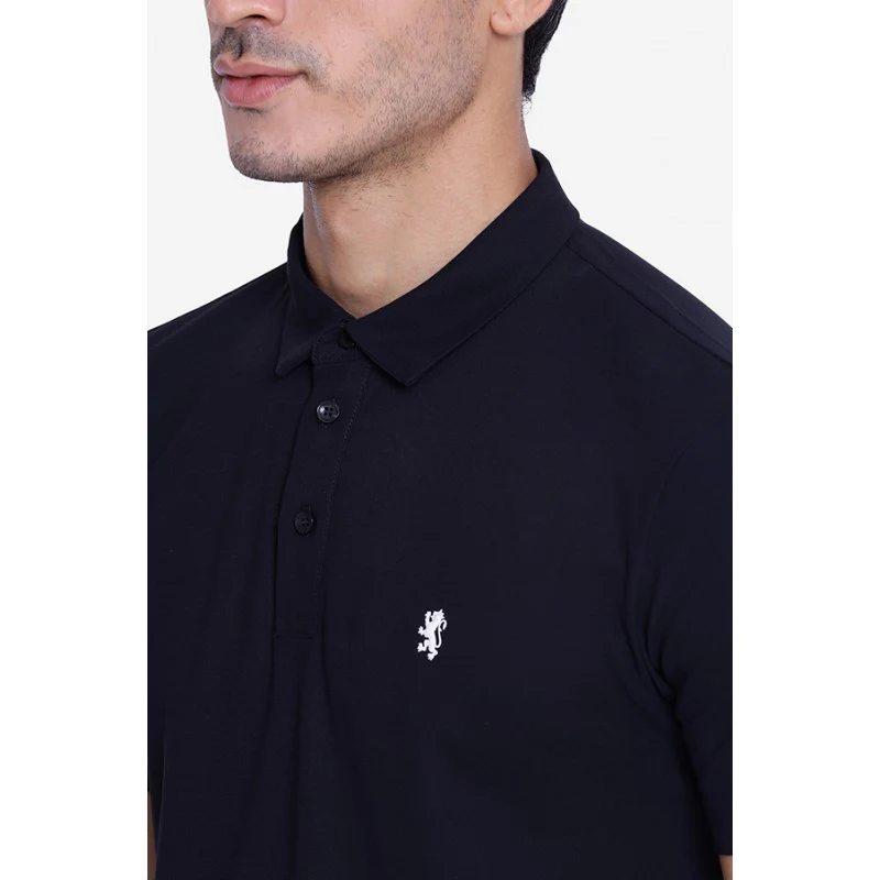 Men's Black Half Sleeve T-Shirt - Image 2