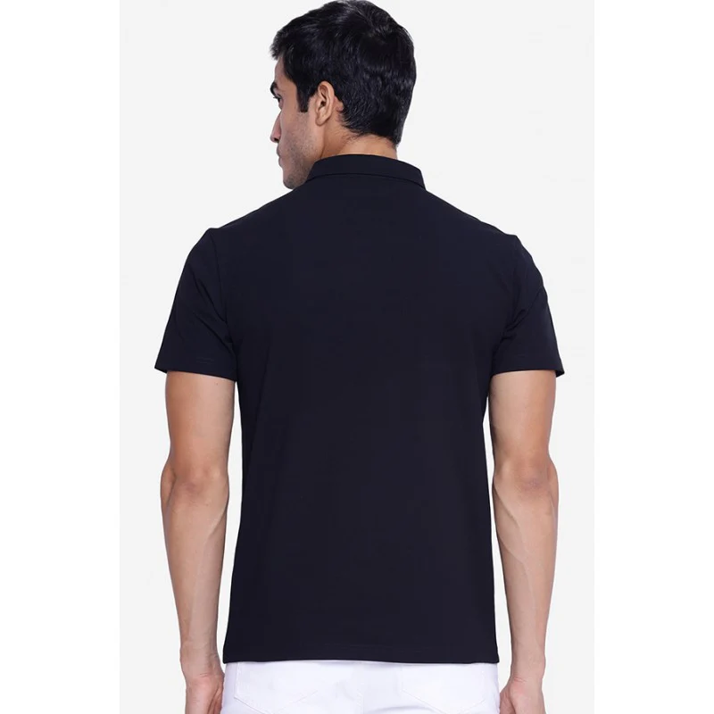 Men's Black Half Sleeve T-Shirt - Image 4