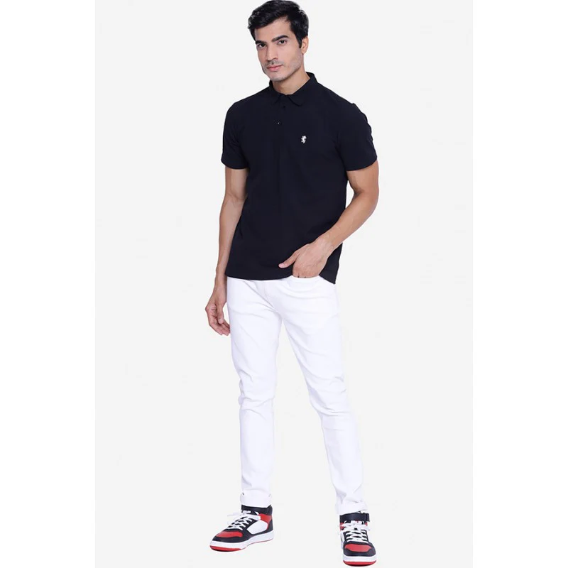 Men's Black Half Sleeve T-Shirt - Image 5