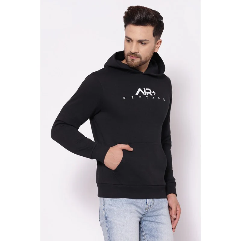 Men's Black Hoodies - Image 2