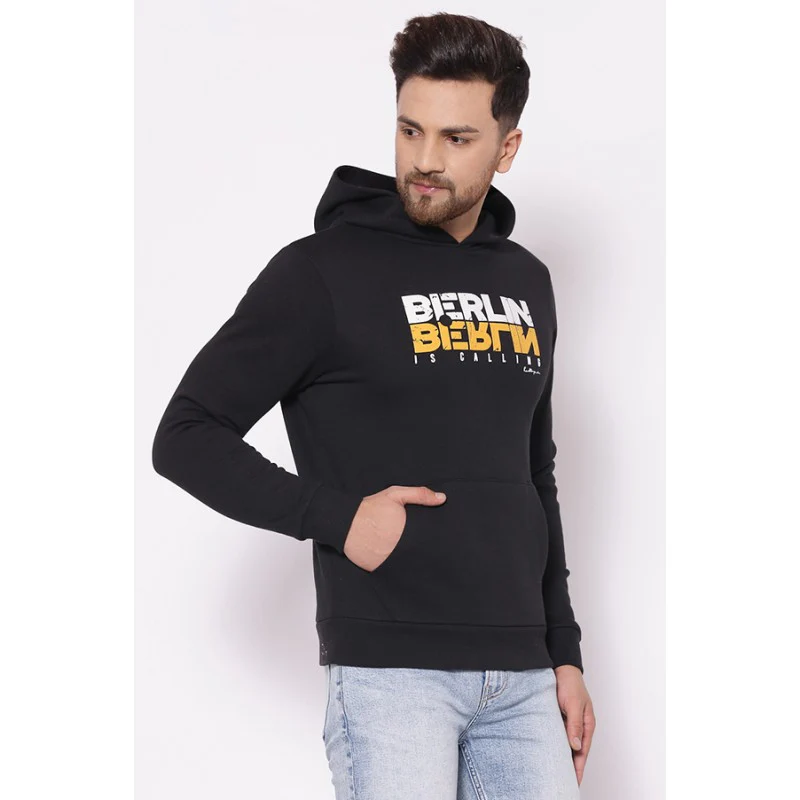 Men's Black Hoodies - Image 2