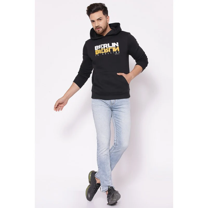 Men's Black Hoodies - Image 4