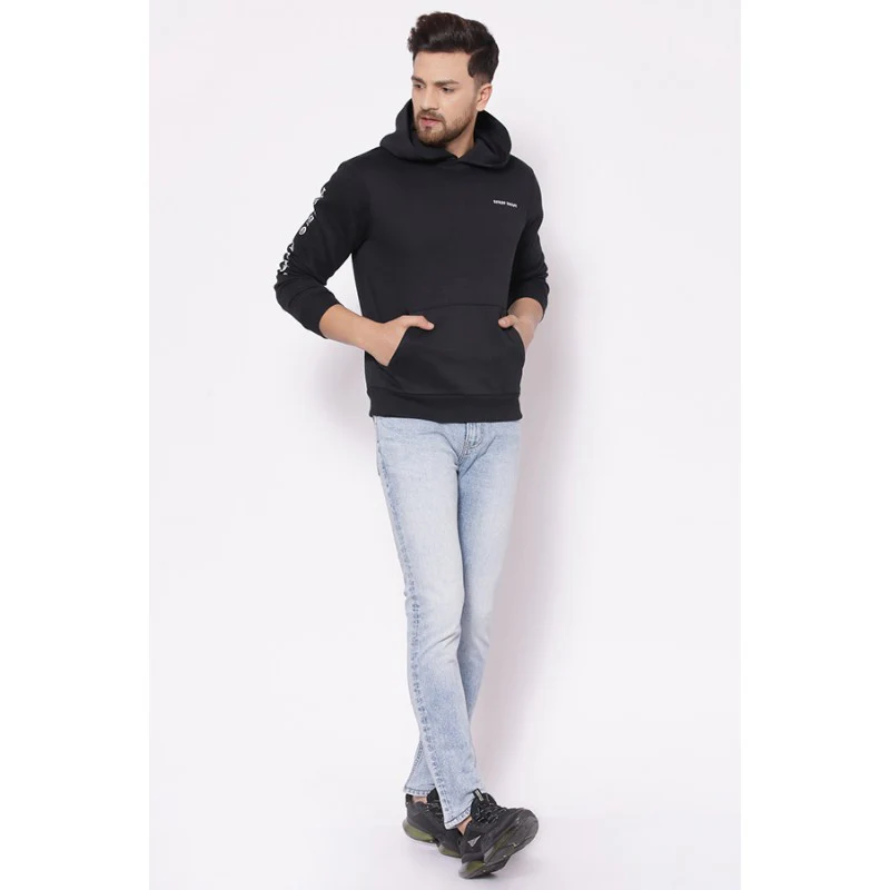 Men's Black Hoodies - Image 4