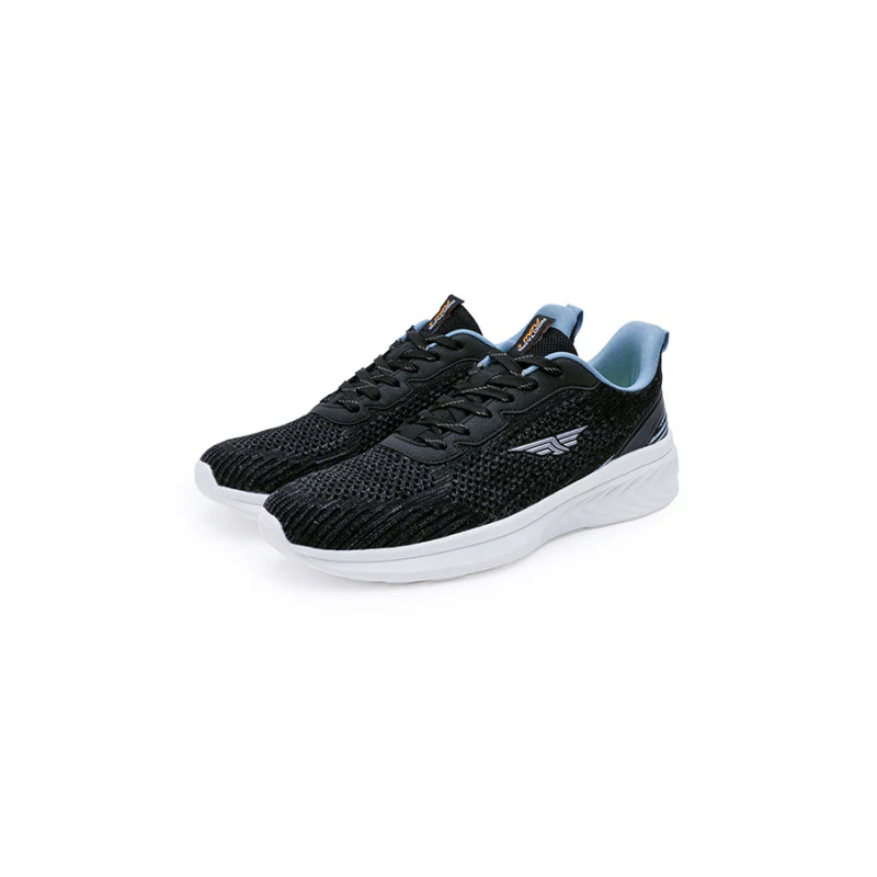 Men Black & Ice Grey Walking Shoes - Image 5