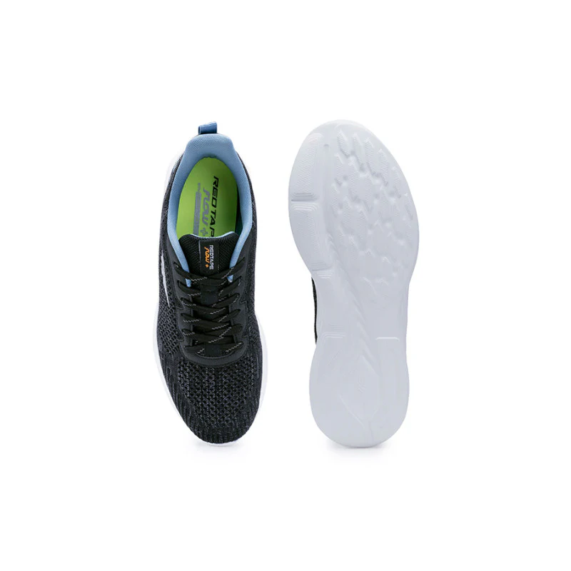 Men Black & Ice Grey Walking Shoes - Image 6