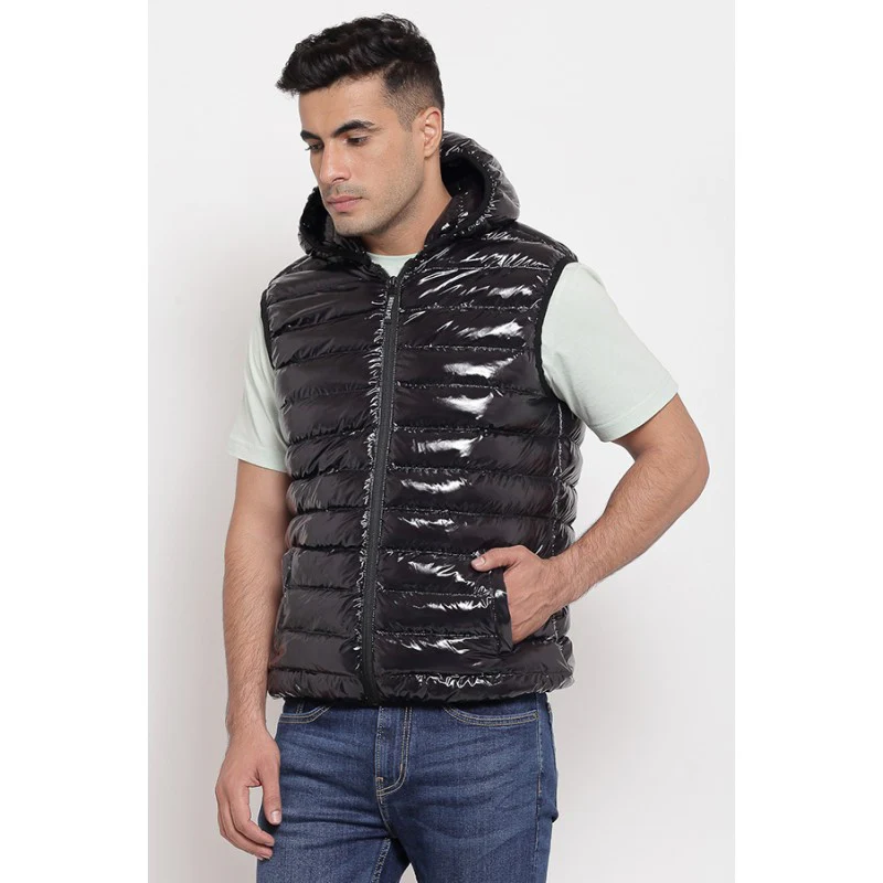 Men's Black Jacket - Image 2