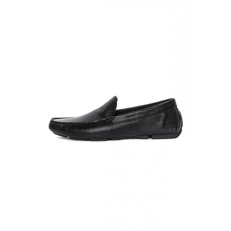 Men's Black Moccasin - Image 3