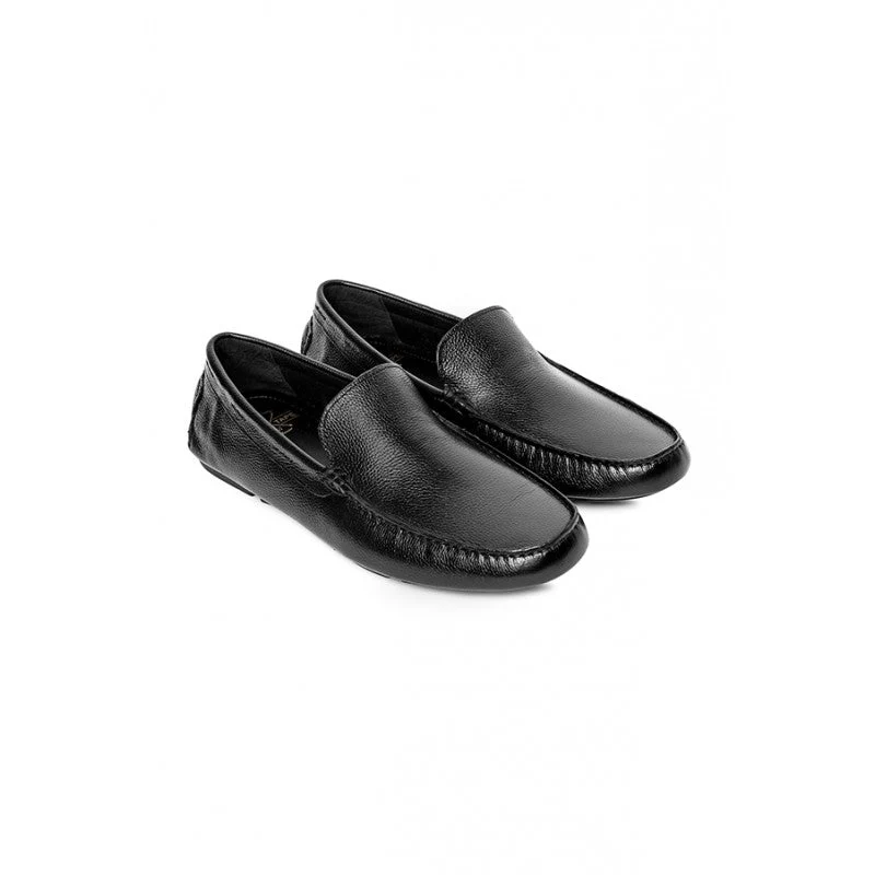 Men's Black Moccasin - Image 4