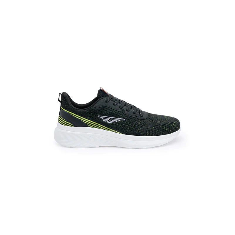 mens black neon walking shoes - Image 2