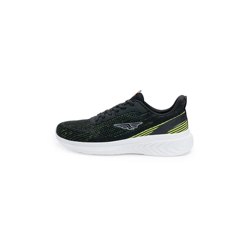 mens black neon walking shoes - Image 3