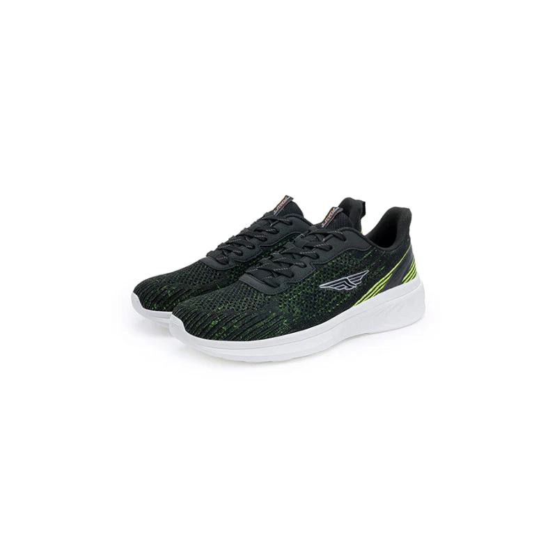 mens black neon walking shoes - Image 4