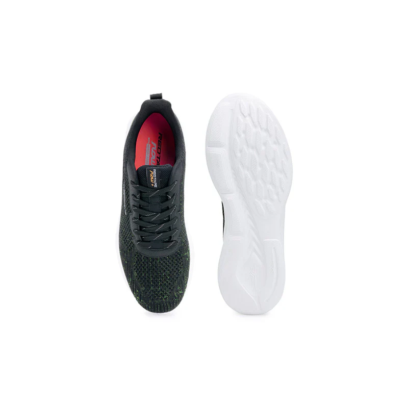 mens black neon walking shoes - Image 5