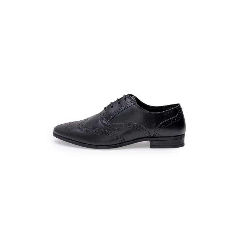 Men's Black Oxford Shoes - Image 4