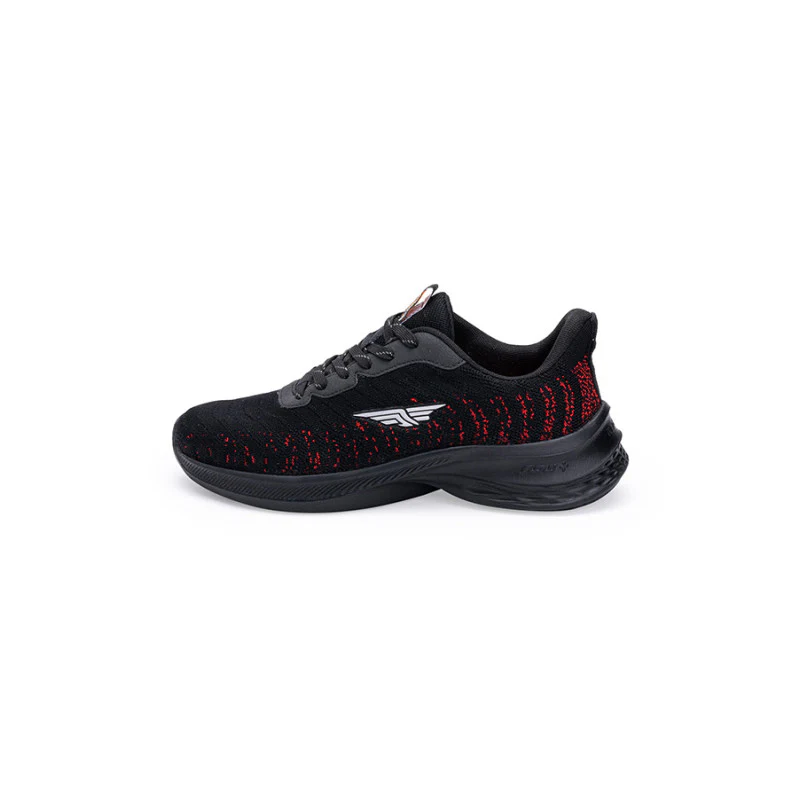 Men's Black & Red Walking Shoes - Image 4