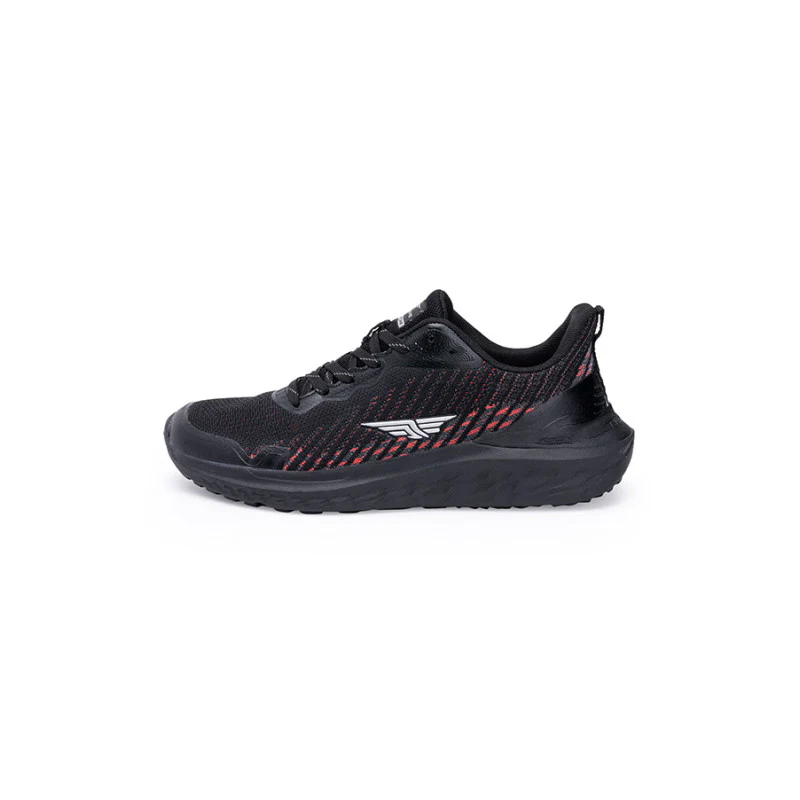 mens black red walking shoes - Image 2