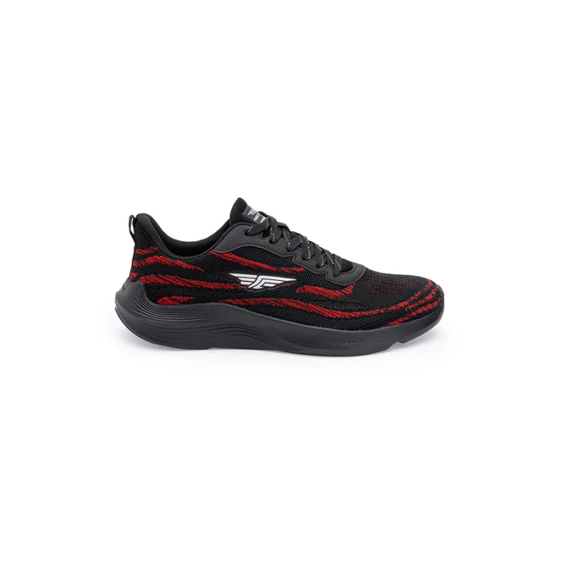mens black red walking shoes - Image 2