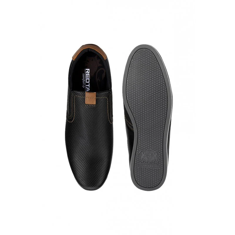 Men's Black Slip-On Casual Shoes - Image 5