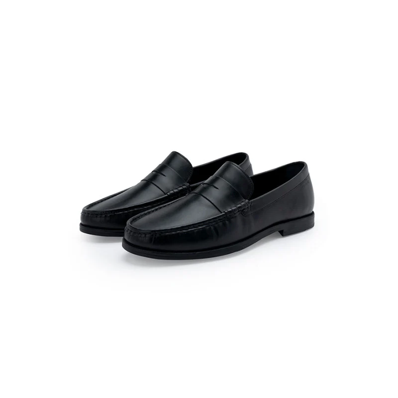 Men's Black Slip-On Shoes - Image 5