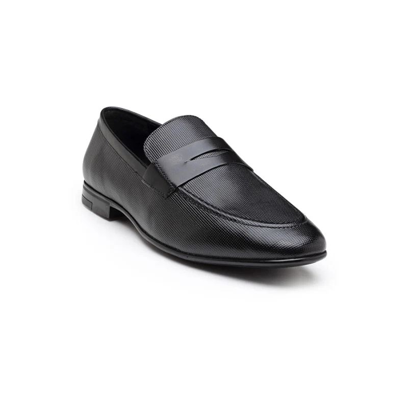 Men's Black Slip-On Shoes - Image 2