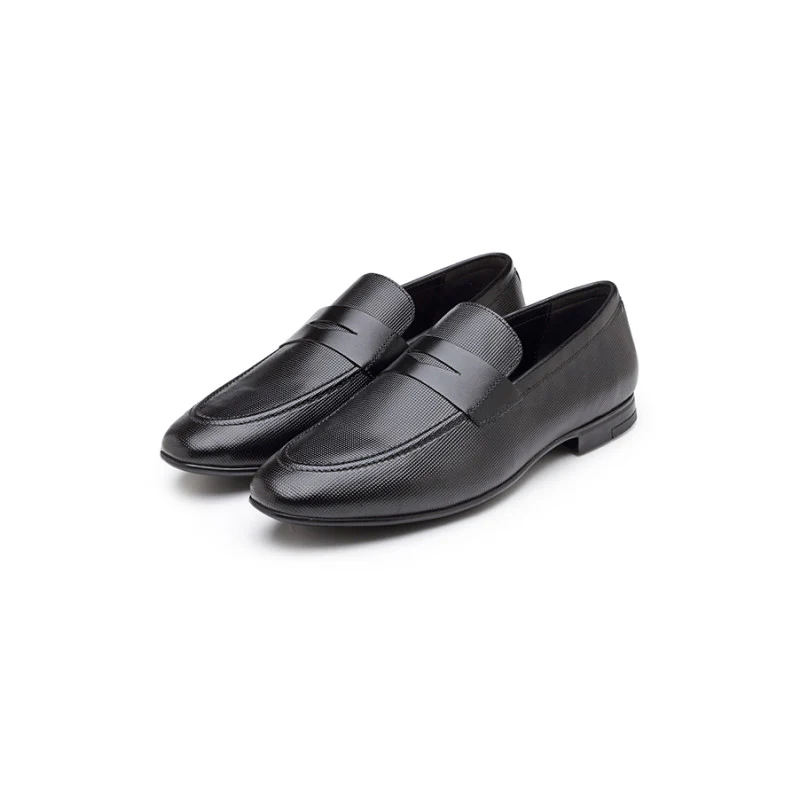 Men's Black Slip-On Shoes - Image 5