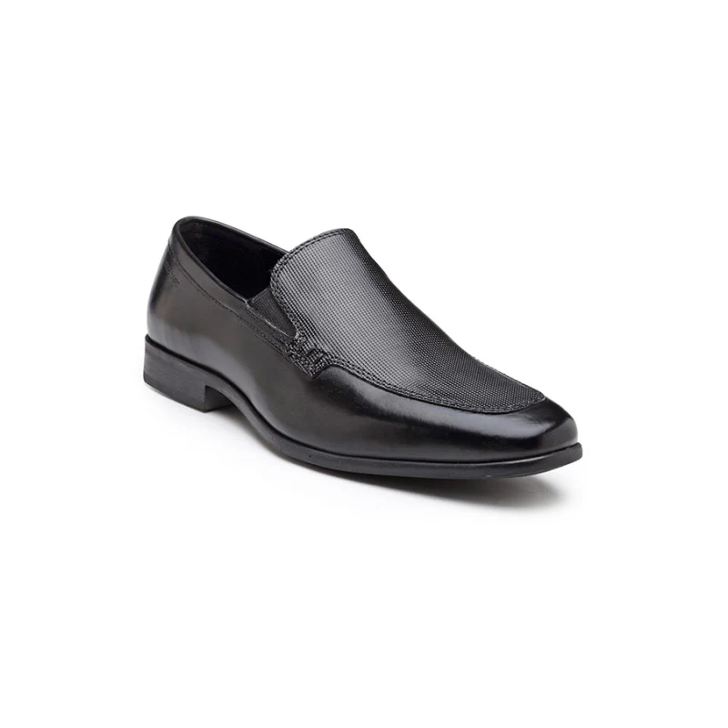 Men's Black Slip-On Shoes - Image 2