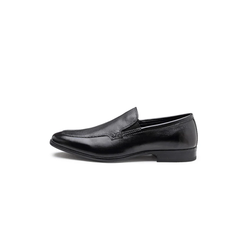 Men's Black Slip-On Shoes - Image 4