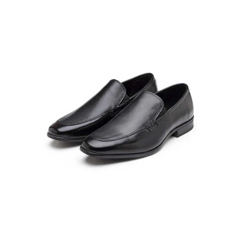 Men's Black Slip-On Shoes - Image 5