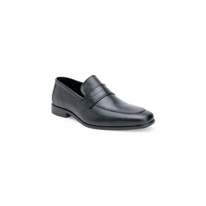 Men's Black Slip On Shoes - Image 2