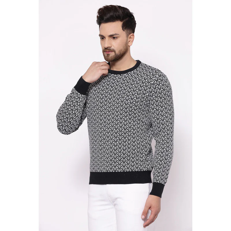 Men's Black Sweater - Image 2