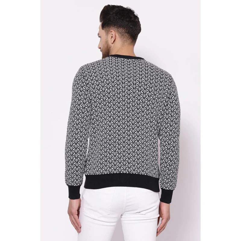 Men's Black Sweater - Image 3