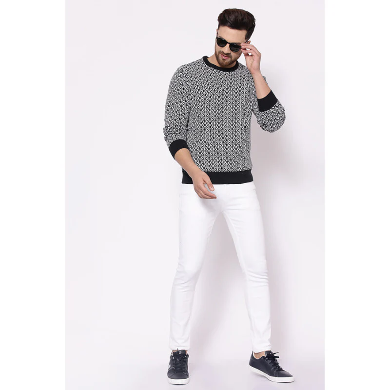 Men's Black Sweater - Image 4