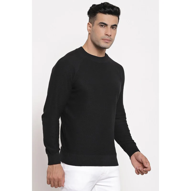 Men's Black Sweater - Image 2