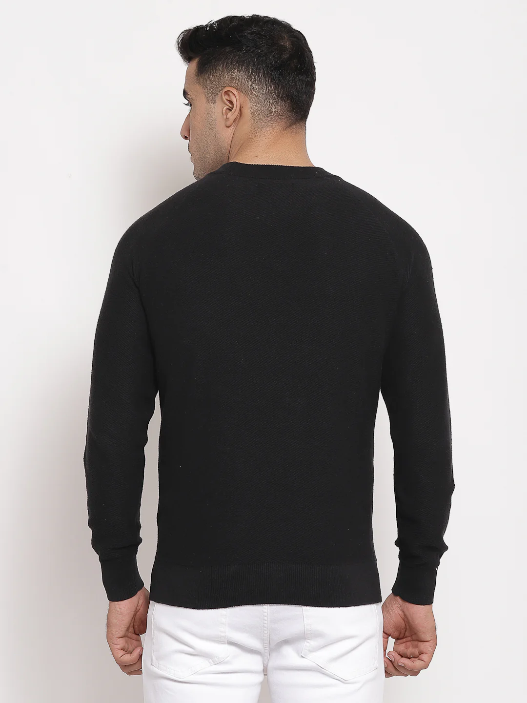 Men's Black Sweater - Image 4
