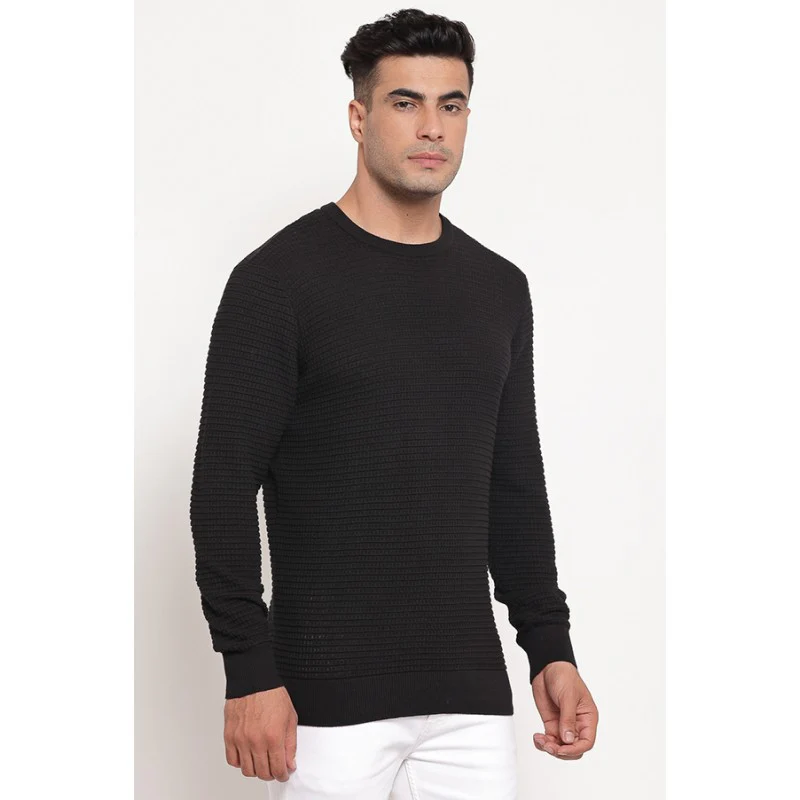 Men's Black Sweater - Image 2