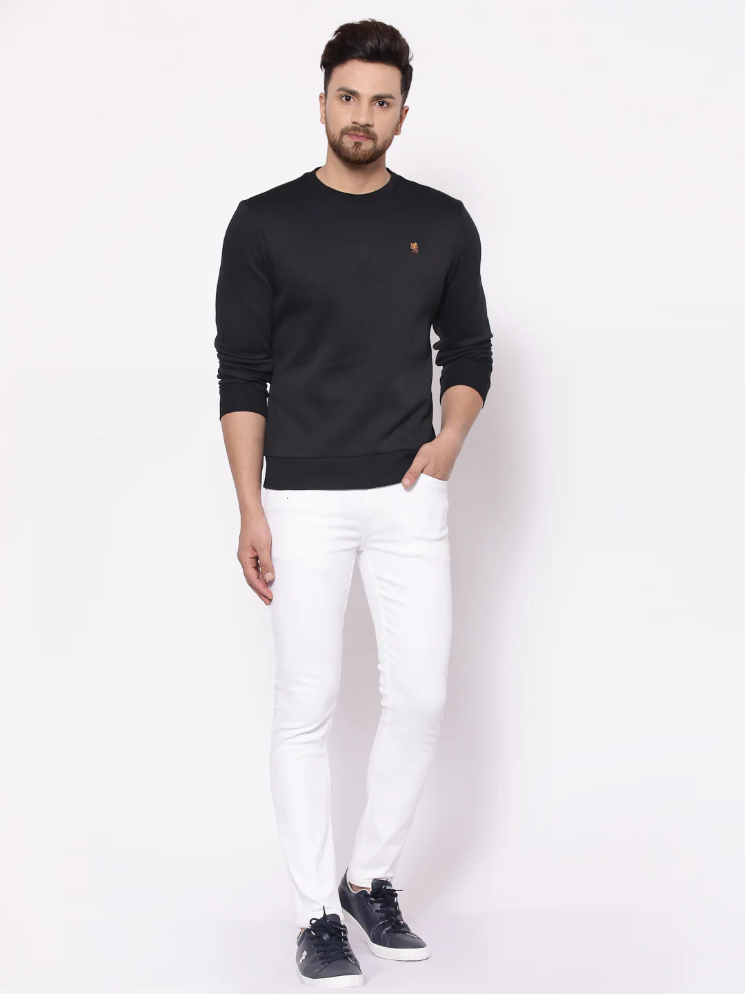 Men's Black Sweatshirt - Image 4