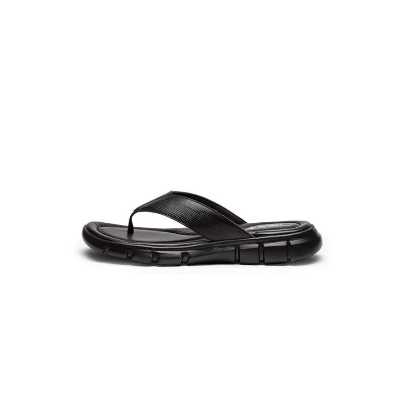 Men's Black Thong Sandal - Image 4