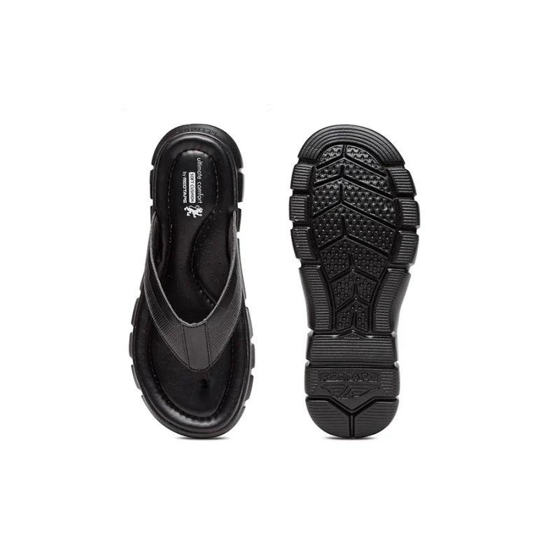 Men's Black Thong Sandal - Image 6