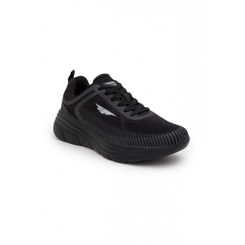 Men's Black Walking Shoes - Image 2